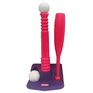 little tikes tee ball set pink